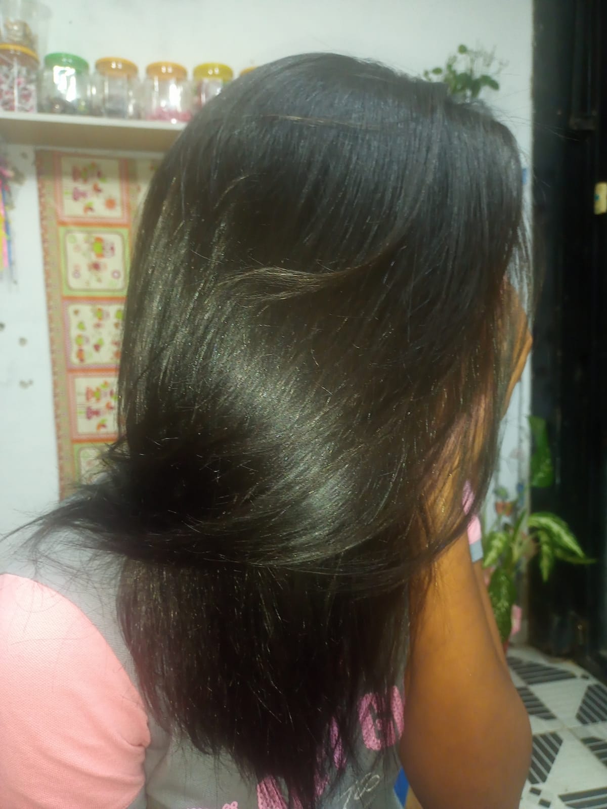 Antes e depois do alisamento Havana — Beatriz de São Paulo